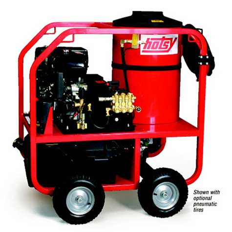 Hotsy’s Gas Engine – Belt Drive Series - Portable Hot Water Washer